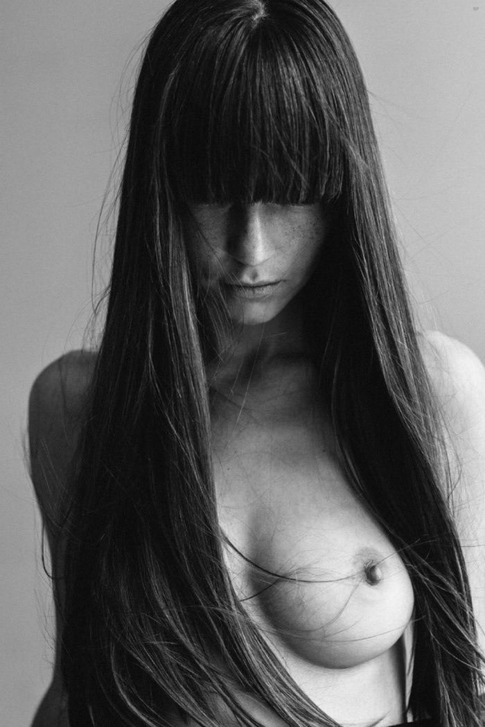 B/W - 18+, Erotic, Girls, Black and white photo, NSFW