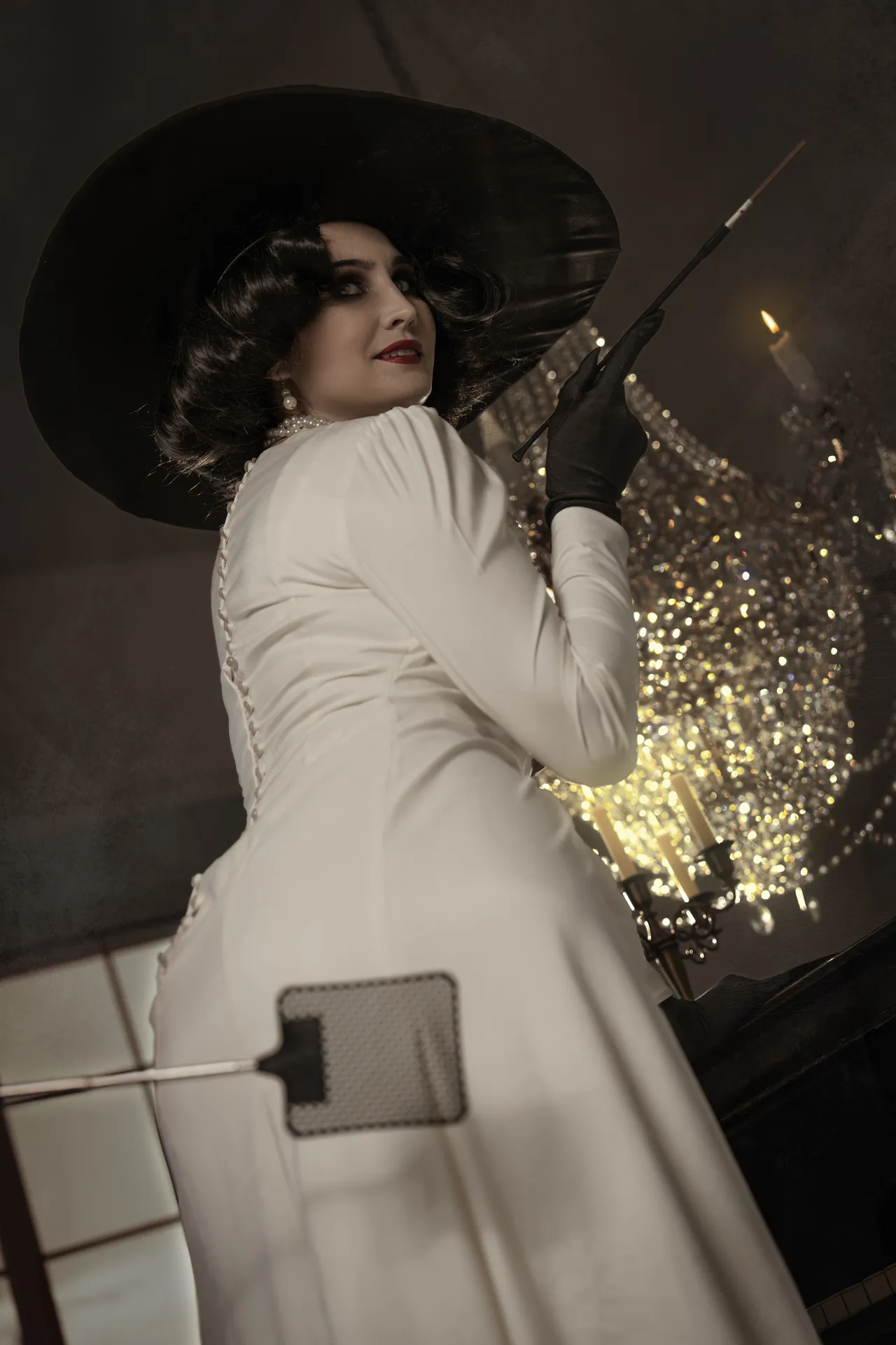 Gliese 581 – Lady Dimitrescu - 18+, Фотография, Фотосессия, Косплей, Косплееры, Эротика, Попа, Сиськи, Эротическое бельё, Игры, Леди Димитреску - Resident Evil, Resident Evil, Resident Evil 8: Village, Длиннопост, NSFW