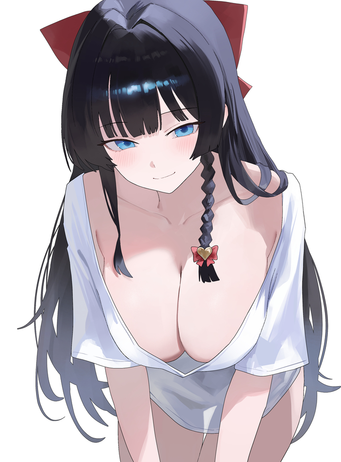 Shirayuki Hina - 18+, Anime Art, Аниме, Virtual YouTuber, Stellive, Shirayuki Hina, Девушки, NSFW