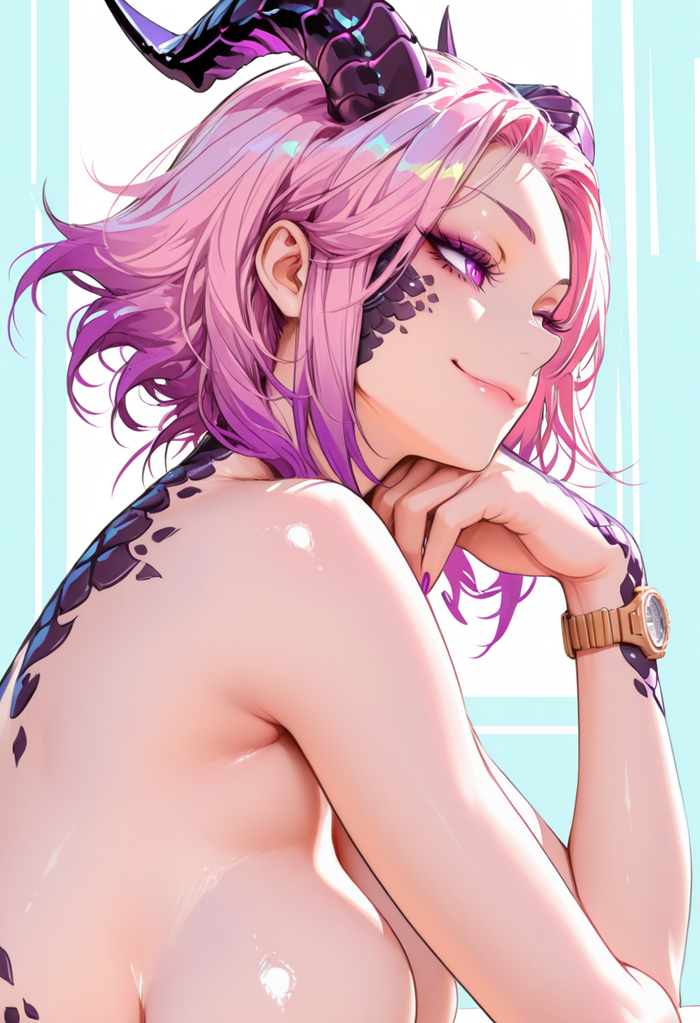 Anime set number 54 - Series Sets, 18+, My, Neural Network Content, Anime, Anime art, Neural network art, Stable diffusion, Boobs, Longpost, NSFW