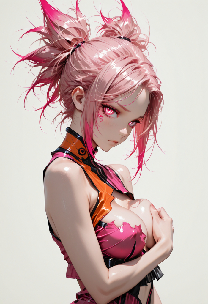 Anime set number 61 - Series Sets, 18+, My, Neural Network Content, Anime, Anime art, Neural network art, Stable diffusion, Boobs, Longpost, NSFW