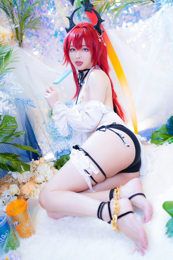 Surtr by Arty Huang pt.2 - 18+, Erotic, Girls, Cosplayers, Cosplay, Surtr, Arknights, Longpost, NSFW