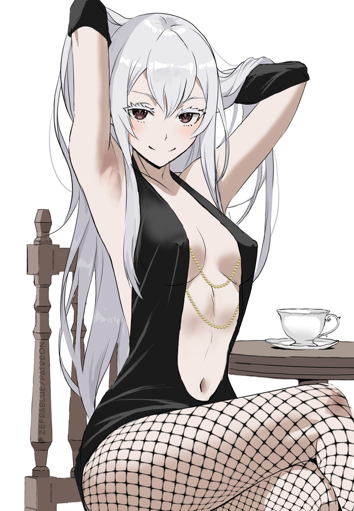 Echidna - 18+, Anime art, Anime, Re: Zero Kara, Echidna, Zefrablue, NSFW
