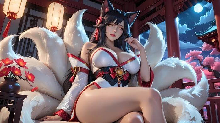 Art - Series Based on games, 18+, Neural Network Content, Neural Networks, Neural network art, Art, Girls, Images, Artificial Intelligence, Digital drawing, Sexuality, Desktop wallpaper, Women, Phone wallpaper, Boobs, Booty, Erotic, Hand-drawn erotica, Anime, Anime art, Longpost, NSFW