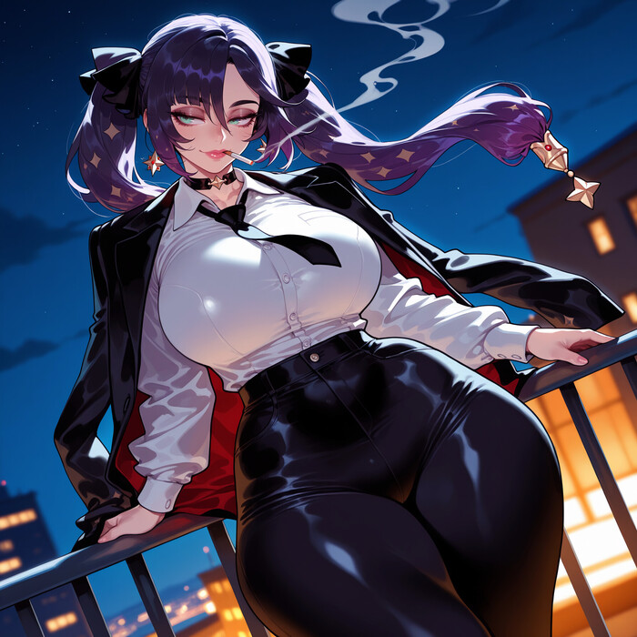 Continuation of the post Mona - Series Balecxi, 18+, Neural Network Content, Art, Anime, Anime art, Hand-drawn erotica, Erotic, Neural network art, Extra thicc, Bikini, Genshin impact, Mona (genshin impact), Games, Game art, Reply to post, Longpost, NSFW