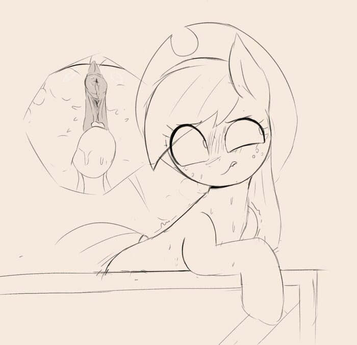 And who is this hoof-whoring? - 18+, My little pony, PonyArt, MLP anatomically correct, MLP Explicit, Applejack, NSFW