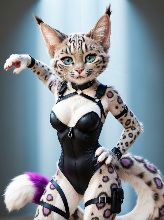 Furry art by Wolfmks #4294 - Series Furry Art by Wolfmks 4 series, 18+, My, Neural Network Content, Furry, Neural network art, Stable diffusion 3, Furry art, Furry cat, Furotica, Longpost, NSFW
