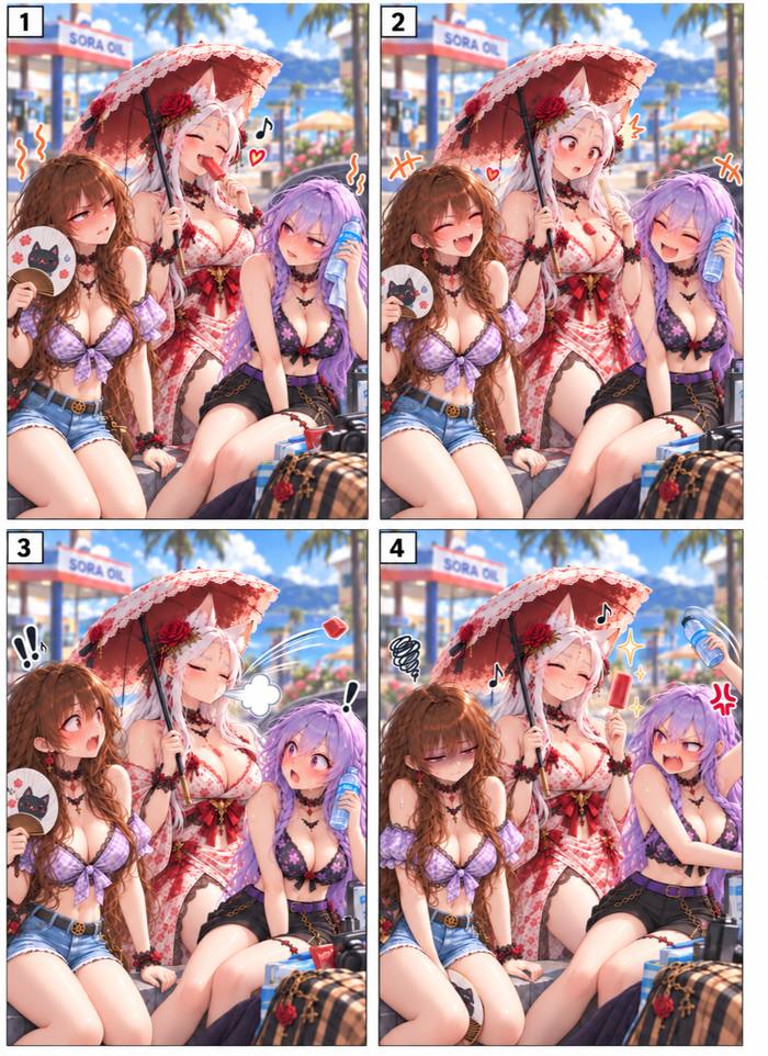 There are cheaters everywhere - 18+, Neural Network Content, Ice cream, Comics, Chatgpt, Ears, NSFW