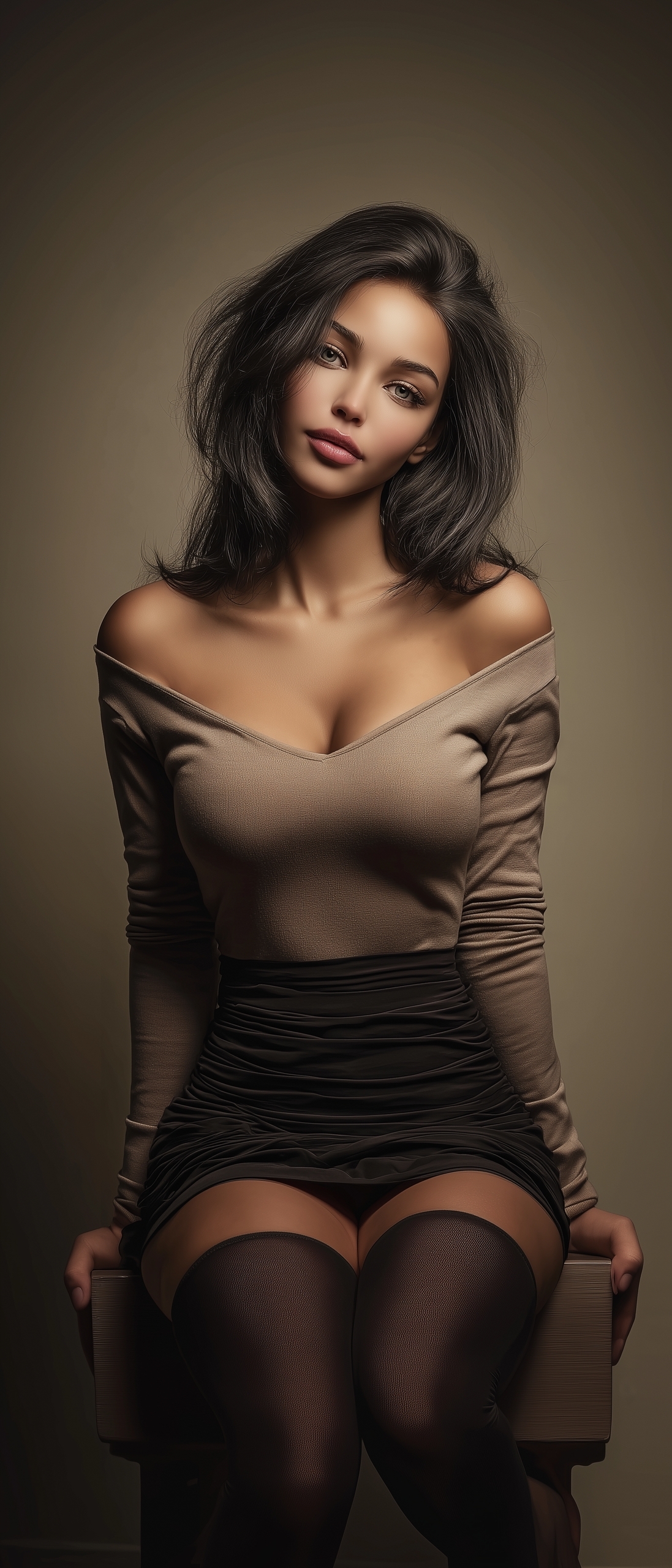 Картинка для телефона - 18+, Арт, Эротика, Длиннопост, NSFW, Контент нейросетей