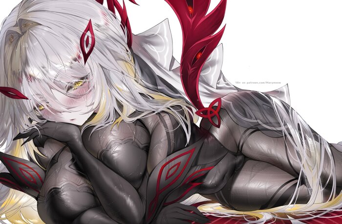 Ronova - 18+, Genshin impact, Anime art, Art, Hand-drawn erotica, Erotic, Ronova (Genshin Impact), Boobs, NSFW