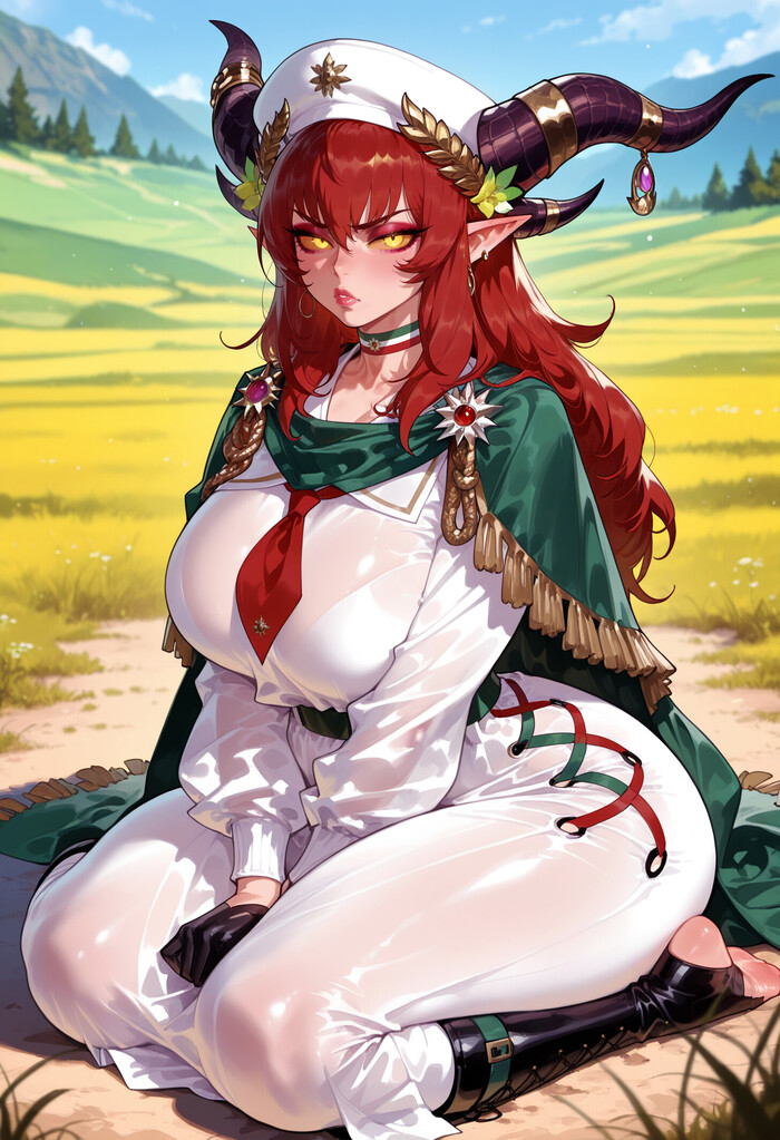 Continuation of the post Alexstrasza - Series Balecxi, 18+, Neural Network Content, Art, Hand-drawn erotica, Erotic, Neural network art, Anime, Anime art, World of warcraft, Warcraft, Alexstrasza, MILF, Games, Game art, The Dragon, Girl with Horns, Reply to post, Longpost, NSFW