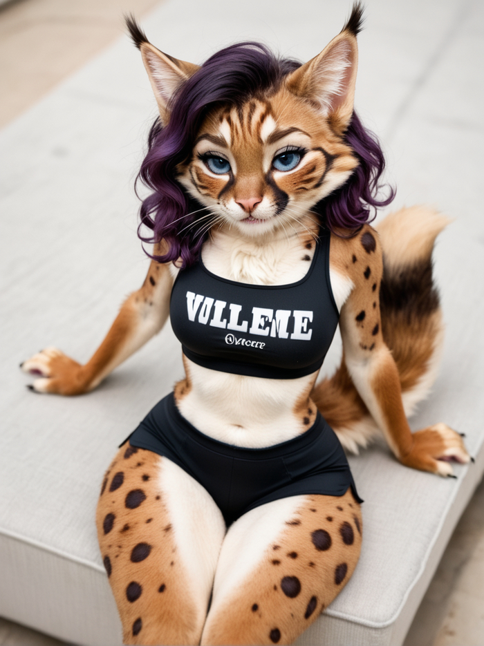 Furry art by Wolfmks #4311 - Series Furry Art by Wolfmks 4 series, 18+, My, Neural Network Content, Furry, Furry art, Neural network art, Stable diffusion 3, Furry cat, Furotica, Longpost, NSFW